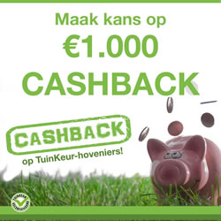 Cashback actie TuinKeur hoveniers